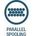 Parallel spooling